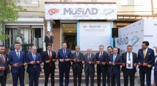 MÜSİAD ÖZBEKİSTAN ŞUBESİ, GENEL BAŞKAN MAHMUT ASMALI'NIN KATILDIĞI TÖRENLE AÇILDI