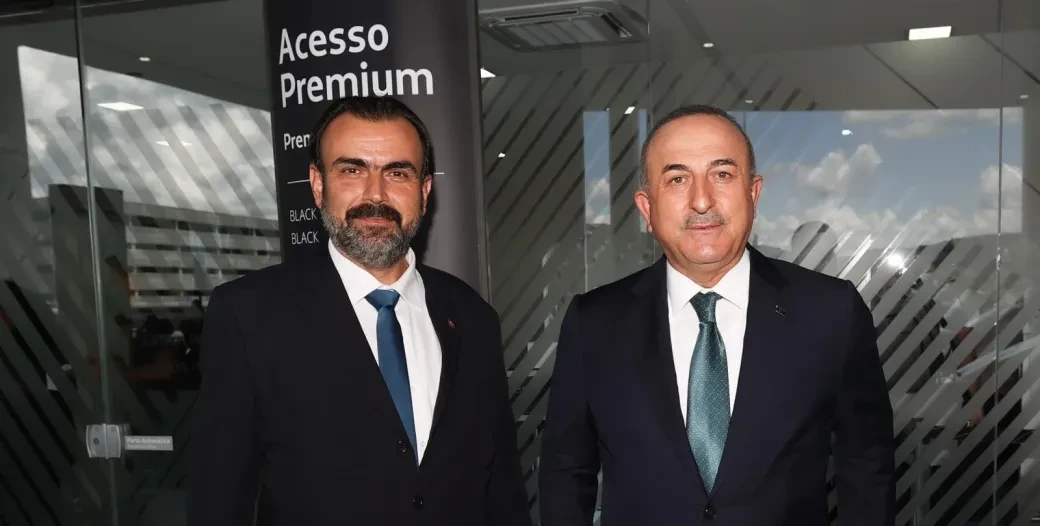 MÜSİAD BREZİLYA BAŞKANI, T.C. DIŞİŞLERİ BAKANI İLE BİR ARAYA GELDİ