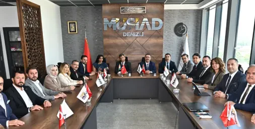 TÜRK VE HİNDİSTANLI YATIRIMCILAR DENİZLİ'DE İŞ VE YATIRIM FIRSATLARINI GÖRÜŞTÜ