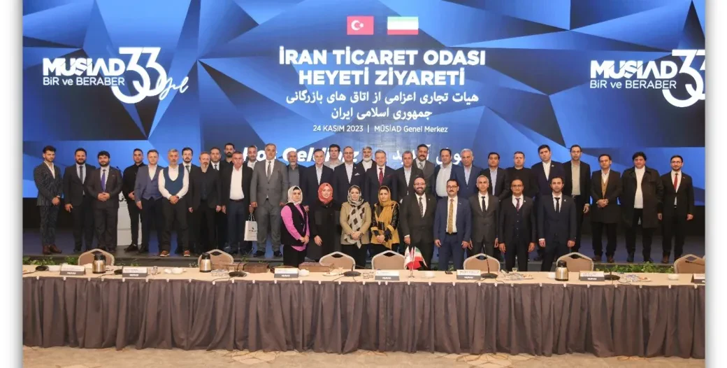 A MEETING WAS HELD BETWEEN THE MÜSİAD EXPORT DEVELOPMENT COMMISSION AND THE DELEGATIONS COMING FROM IRAN