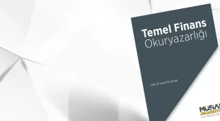 TEMEL FİNANS OKURYAZARLIĞI KİTABI YAYIMLANDI