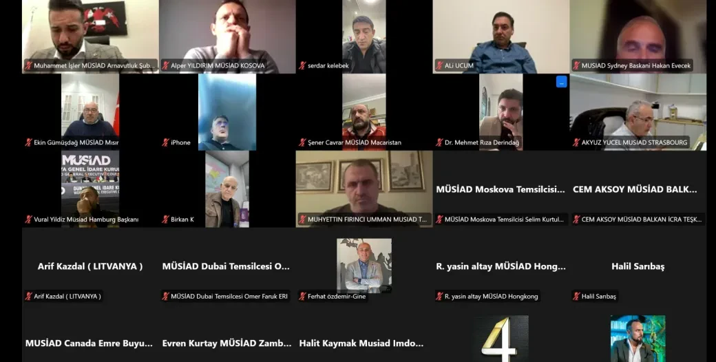 A CONSULTATION MEETING WAS HELD WITH MÜSİAD'S NEW-TERM INTERNATIONAL REPRESENTATIVES
