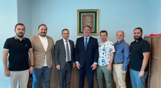 İSTANBUL TİCARET ÜNİVERSİTESİ GENEL SEKRETERİ DR. OĞUZ ÖZCAN'A BASIM YAYIN VE MEDYA SEKTÖR KURULU'NDAN ZİYARET