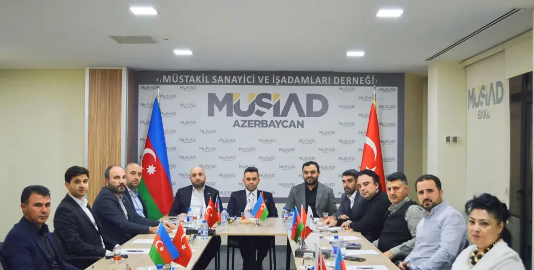 VISIT FROM THE TEXTILE, LEATHER AND READY-MADE CLOTHING SECTOR BOARD TO THE MÜSİAD AZERBAIJAN BRANCH