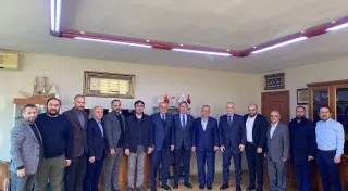 BEZMİALEM VAKIF ÜNİVERSİTESİ MÜTEVELLİ HEYETİ BAŞKANI AV. OSMAN DEVELİOĞLU VE İSTANBUL TİCARET ODASI YÖNETİM KURULU BAŞKAN YARDIMCISI DEVELİOĞLU’NA ZİYARET