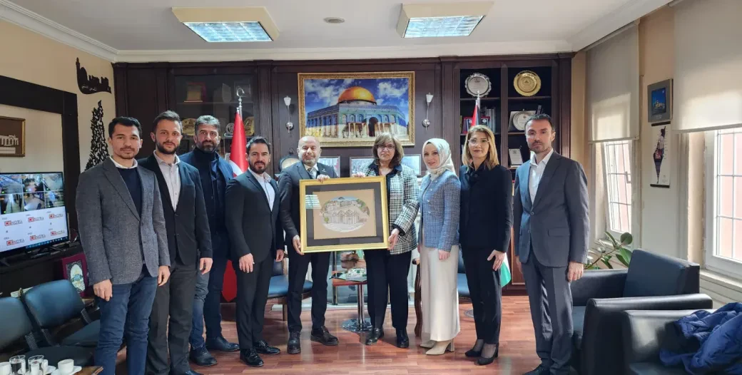 OTOMOTİV VE ULAŞIM ARAÇLARI SEKTÖR KURULUN’DAN FİLİSTİN BAŞKONSOLOSLUĞUNA ZİYARET