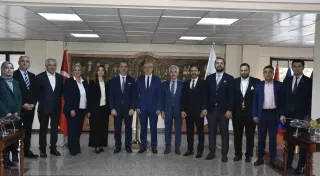 THE MANAGEMENT OF THE MÜSİAD DEFENCE INDUSTRY SECTOR BOARD VISITED DR. CELAL SAMİ TÜFEKCİ