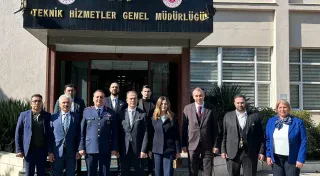 MÜSİAD DEFENCE INDUSTRY SECTOR BOARD CHAIRMAN FATİH ALTUNBAŞ AND HIS BOARD PAID A VISIT TO AIR FORCE MAJOR GENERAL HÜSEYİN DUMAN, DIRECTOR GENERAL OF TECHNICAL SERVICES OF THE MINISTRY OF NATIONAL DEFENCE