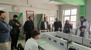 MÜSİAD ENERGY AND ENVIRONMENT SECTOR BOARD VISITED DR. NUREDDİN ERK PERİHAN ERK VOCATIONAL AND TECHNICAL ANATOLIAN HIGH SCHOOL