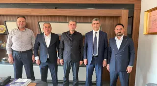 THE CONSTRUCTION AND BUILDING MATERIALS SECTOR BOARD VISITED MEMBER OF PARLIAMENT MAHMUT RIDVAN NAZIRLI