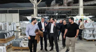 İNŞAAT VE YAPI MALZEMELERİ SEKTÖR KURULU İDEVİT SERAMİK’İ ZİYARET ETTİ