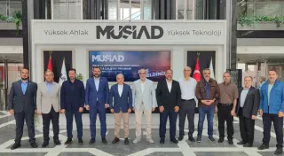 MÜSİAD TEKSTİL DERİ VE HAZIR GİYİM SEKTÖR KURULU, ASKON HEYETİNİ AĞIRLADI