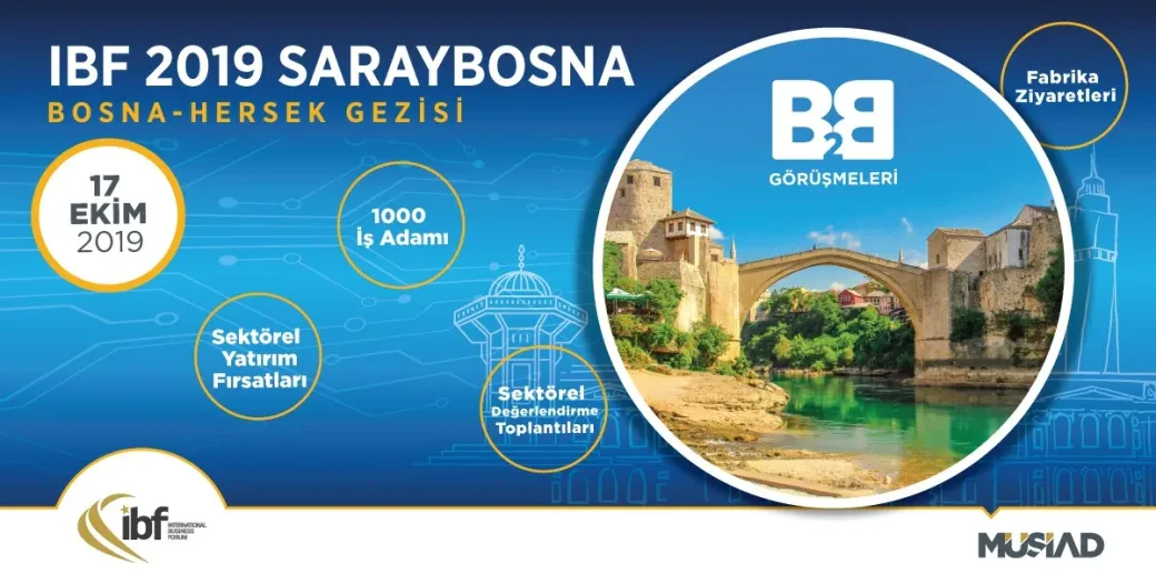 AB PAZARI İÇİN EN CAZİP YATIRIM MERKEZİ BOSNA HERSEK TÜRK YATIRIMCILARI BEKLİYOR
