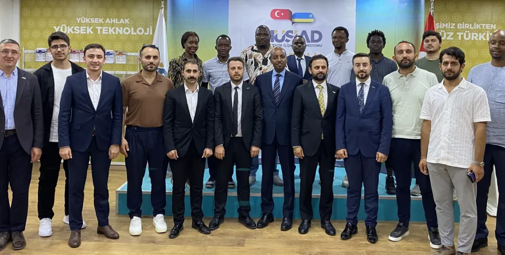 RUANDA'NIN ANKARA BÜYÜKELÇİSİ MÜSİAD GEBZE ÜYELERİYLE BİR ARAYA GELDİ