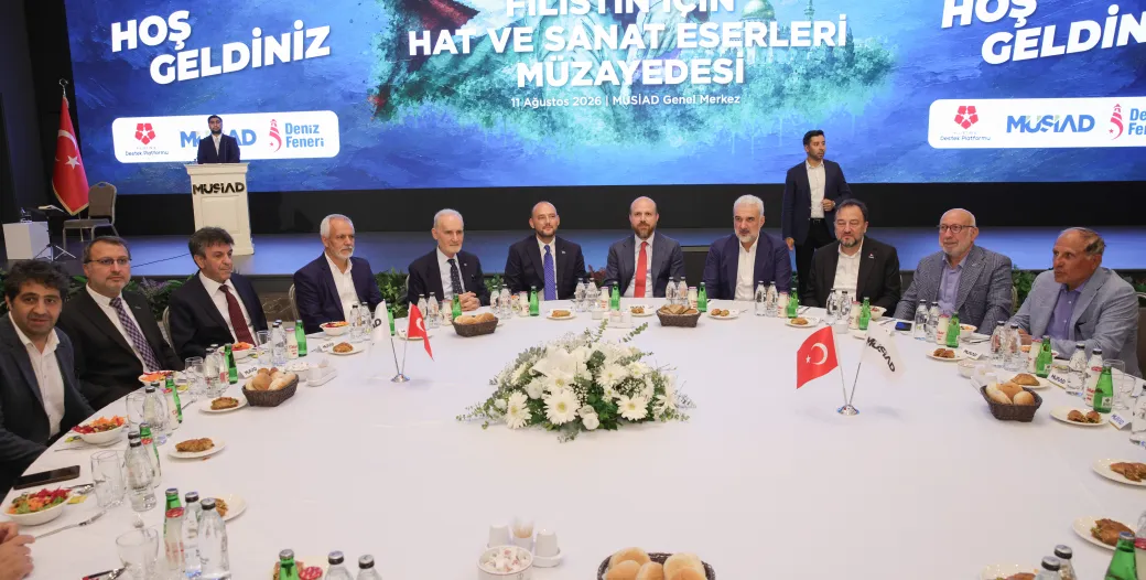 İŞ DÜNYASI FİLİSTİN İÇİN BİR ARAYA GELDİ: 500 ESER MÜZAYEDEYE ÇIKTI