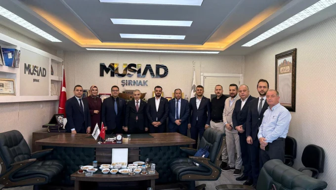MÜSİAD LOJİSTİK SEKTÖR KURULU ŞIRNAK’TA TEMASLARDA BULUNDU
